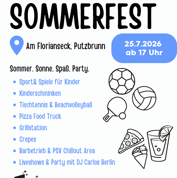 PSV Sommerfest 25.7.2026